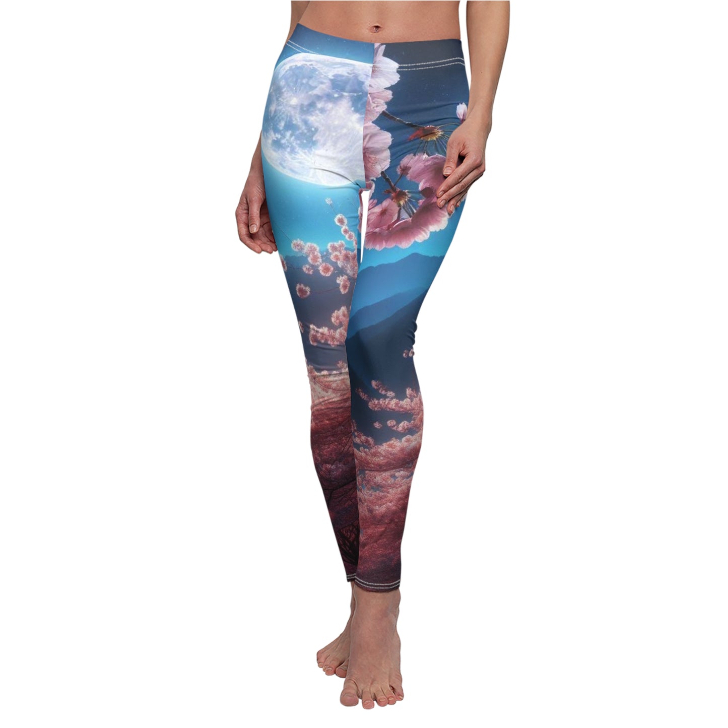 Women's Cut & Sew Casual Leggings (AOP)