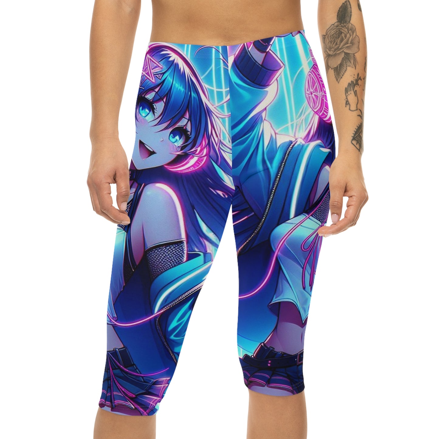 Women’s Capri Leggings (AOP)