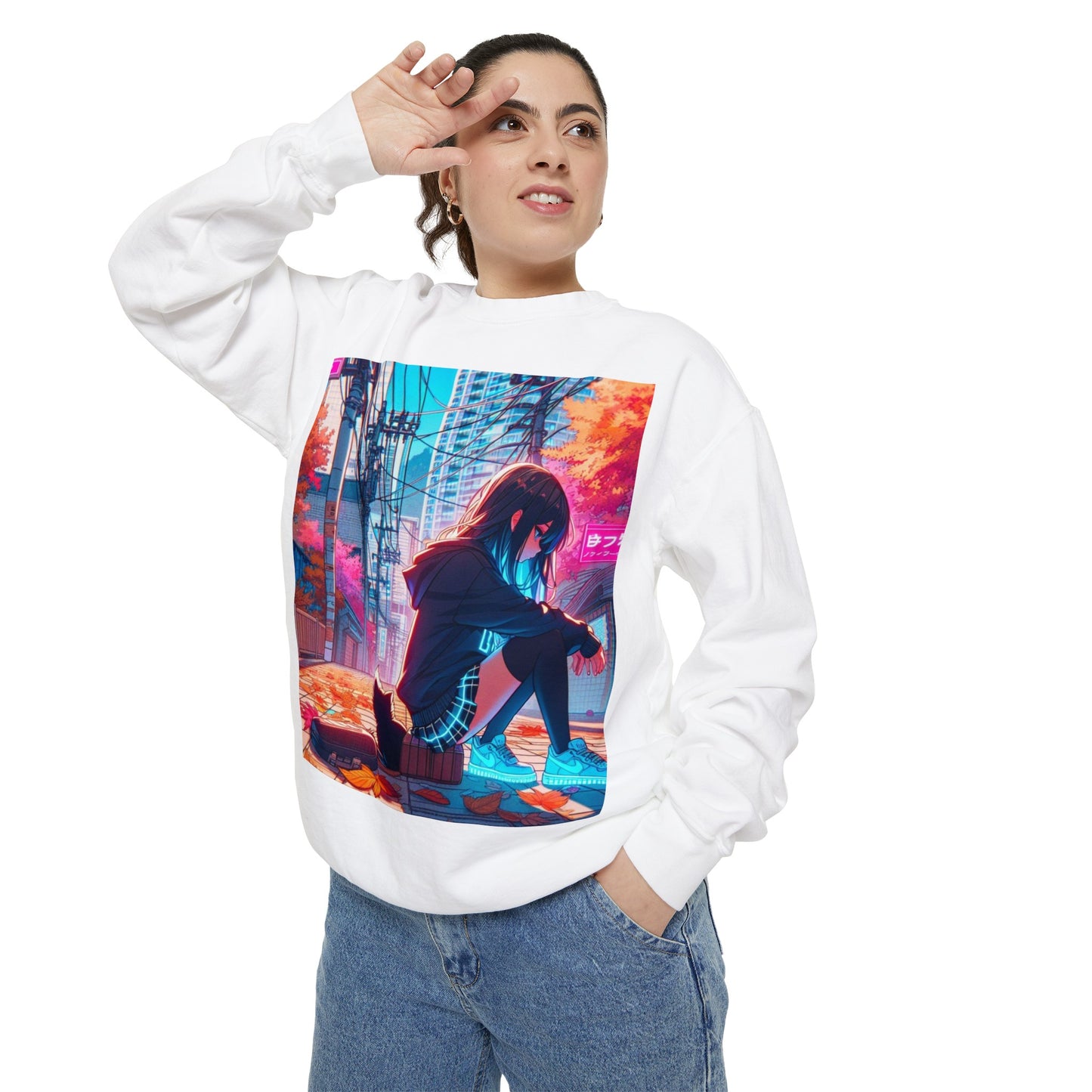 Unisex Garment-Dyed Sweatshirt