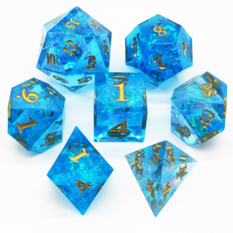 Polyhedron Board Game Resin Dice Set