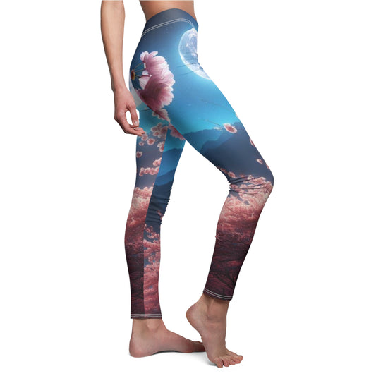 Women's Cut & Sew Casual Leggings (AOP)