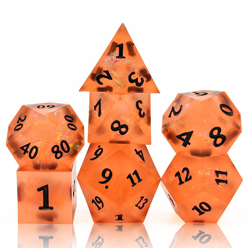 Polyhedron Board Game Resin Dice Set