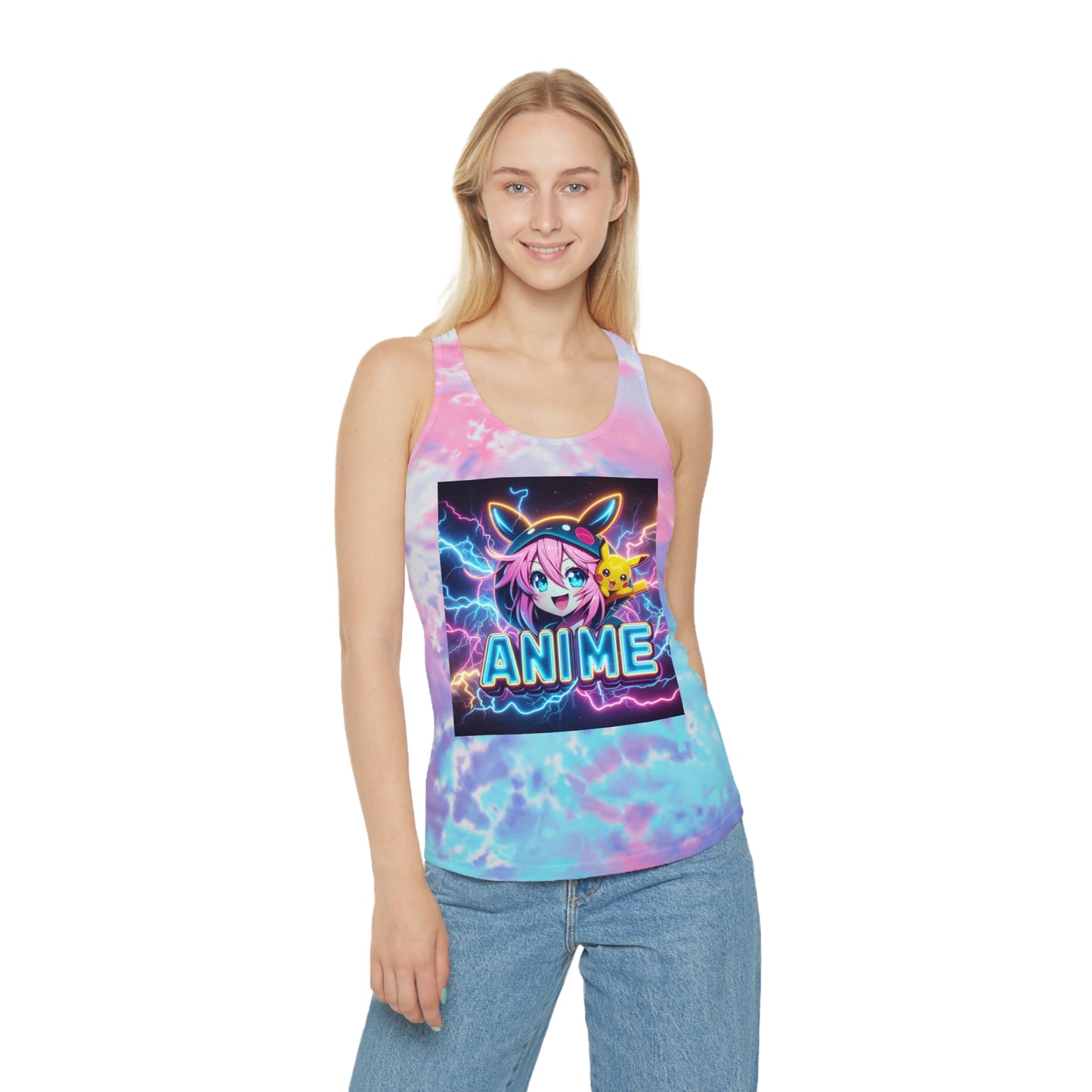 Tie Dye Racerback Tank Top