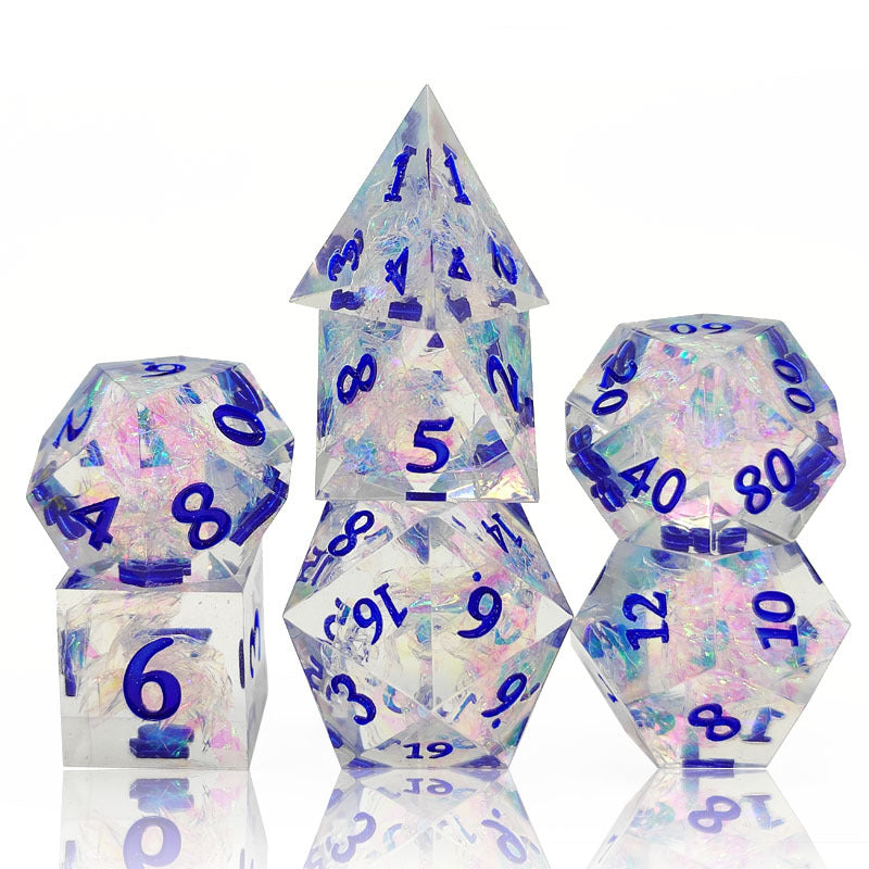 Polyhedron Board Game Resin Dice Set