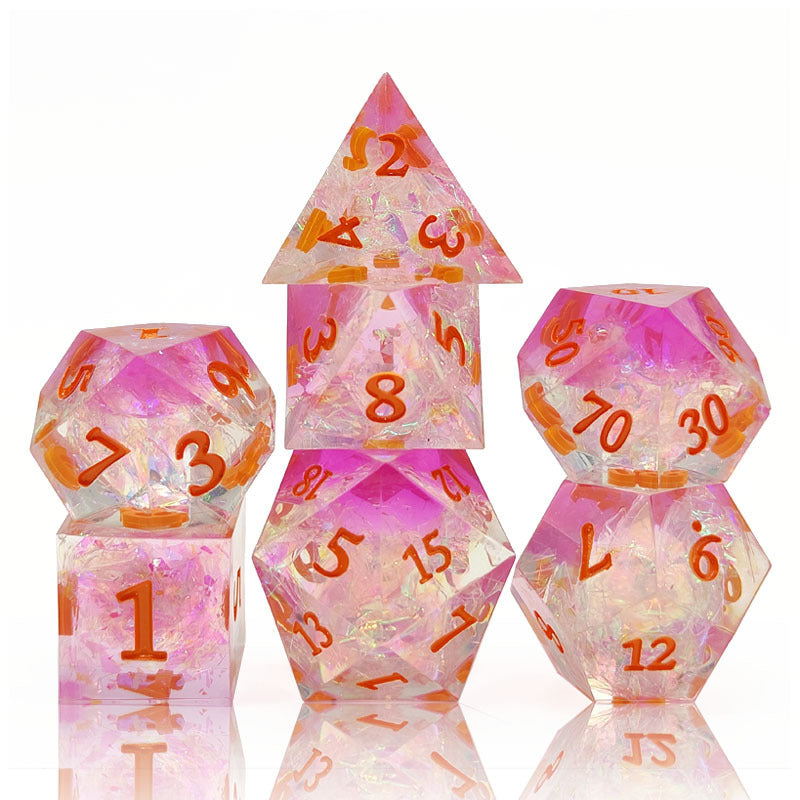 Polyhedron Board Game Resin Dice Set